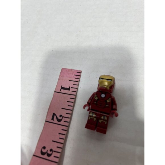 Lego Marvel Super Heris  Iron Man Minifigure Toy Red/Gold - Picture 3 of 4